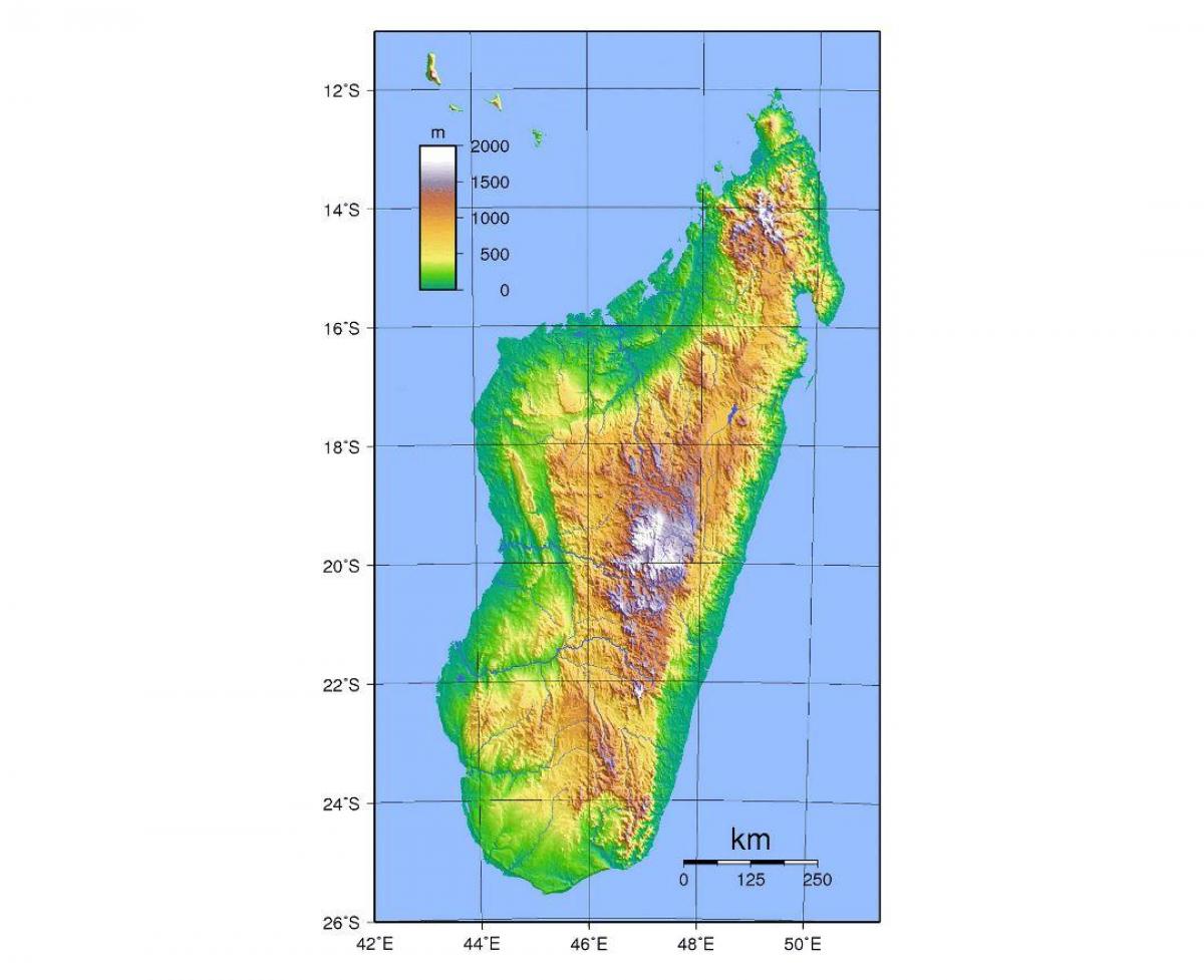 kaart van Madagaskar opstand